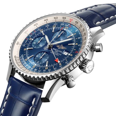 breitling brown face watch|breitling blue face navitimer.